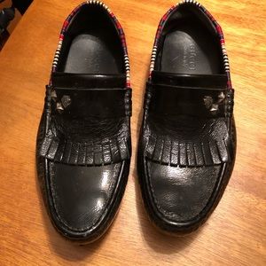 Men’s Gucci leather loafers, size 6.5